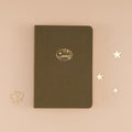 Olive Green Linen Journal