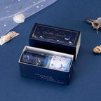 Dream Whale Deep Blue Ocean Washi Tape Set (5 Rolls)