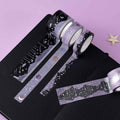 Dreamy Silver Stars & Moons Washi Tape Set (5 Rolls)