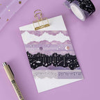 Dreamy Silver Stars & Moons Washi Tape Set (5 Rolls)