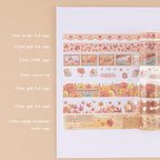 Autumn Maple Washi Tape Set (7 Rolls)