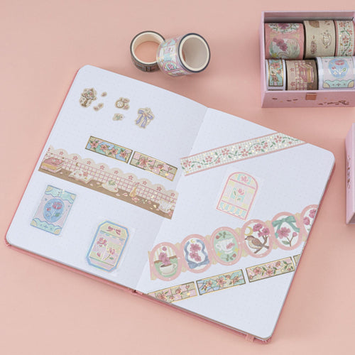 Cherry Blossom Fantasy Washi Tape Set (6 Rolls)