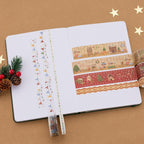 Christmas Gold Foil Washi Tape Set (5 Rolls)