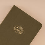 Olive Green Linen Journal