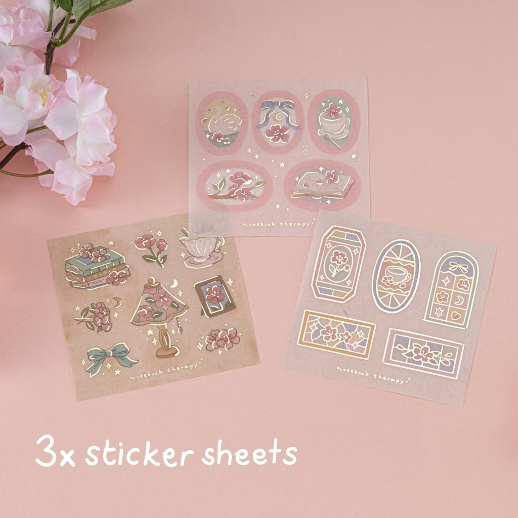 Cherry Blossom Fantasy Washi Tape Set (6 Rolls)