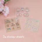 Cherry Blossom Fantasy Washi Tape Set (6 Rolls)