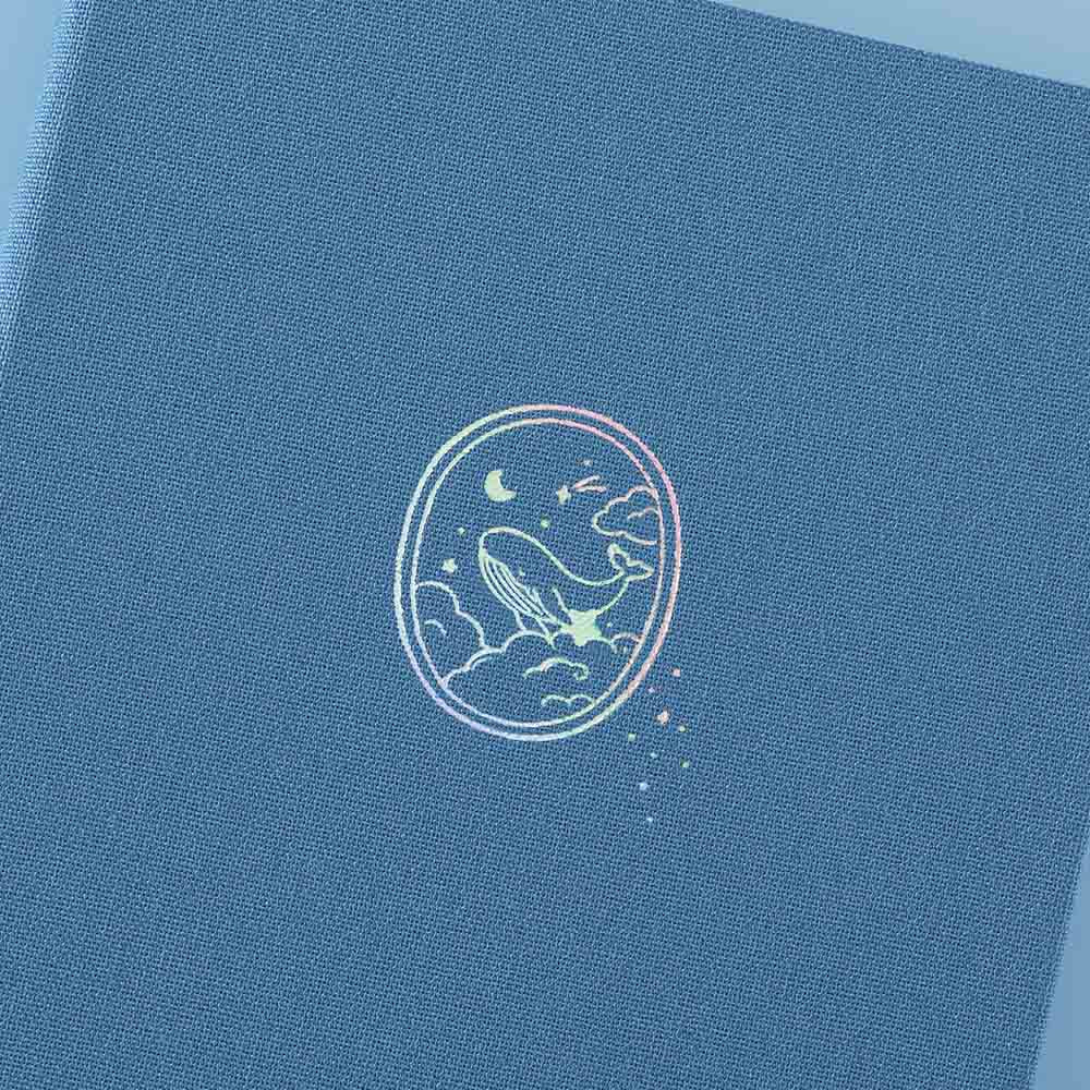 Light Blue Linen Journal