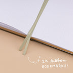 Olive Green Linen Journal