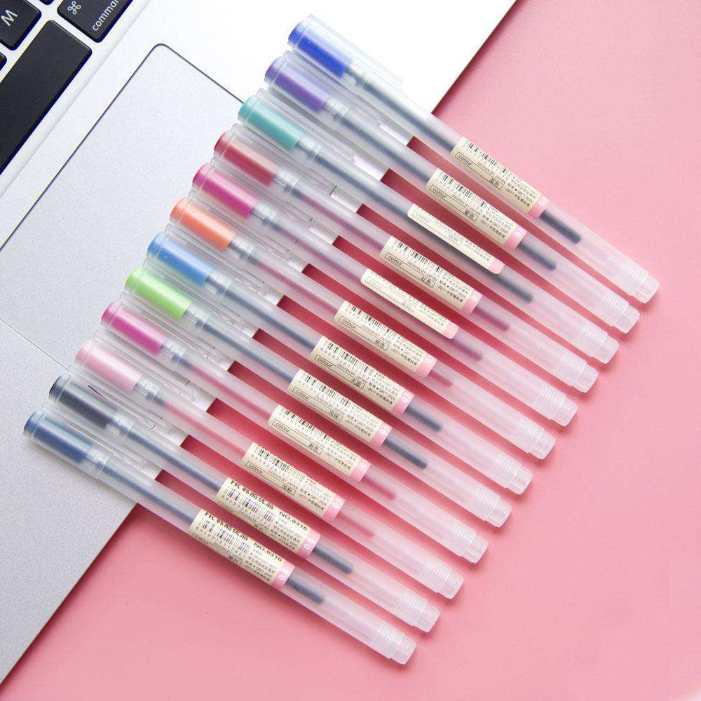 Smooth-writing markers (12 colors)