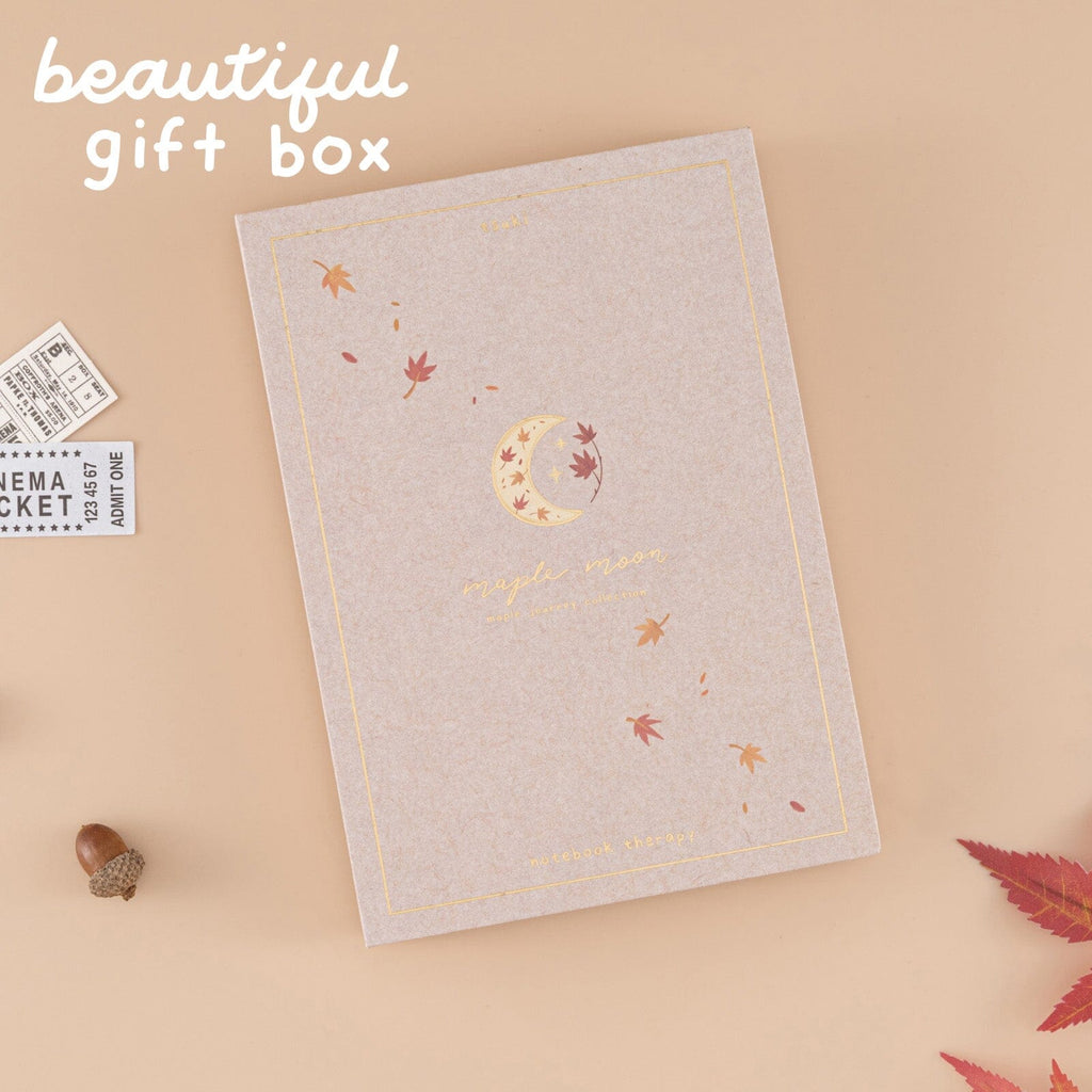 Burnt Orange Velvet Planner — Grid Paper | Metallic Gold Edging