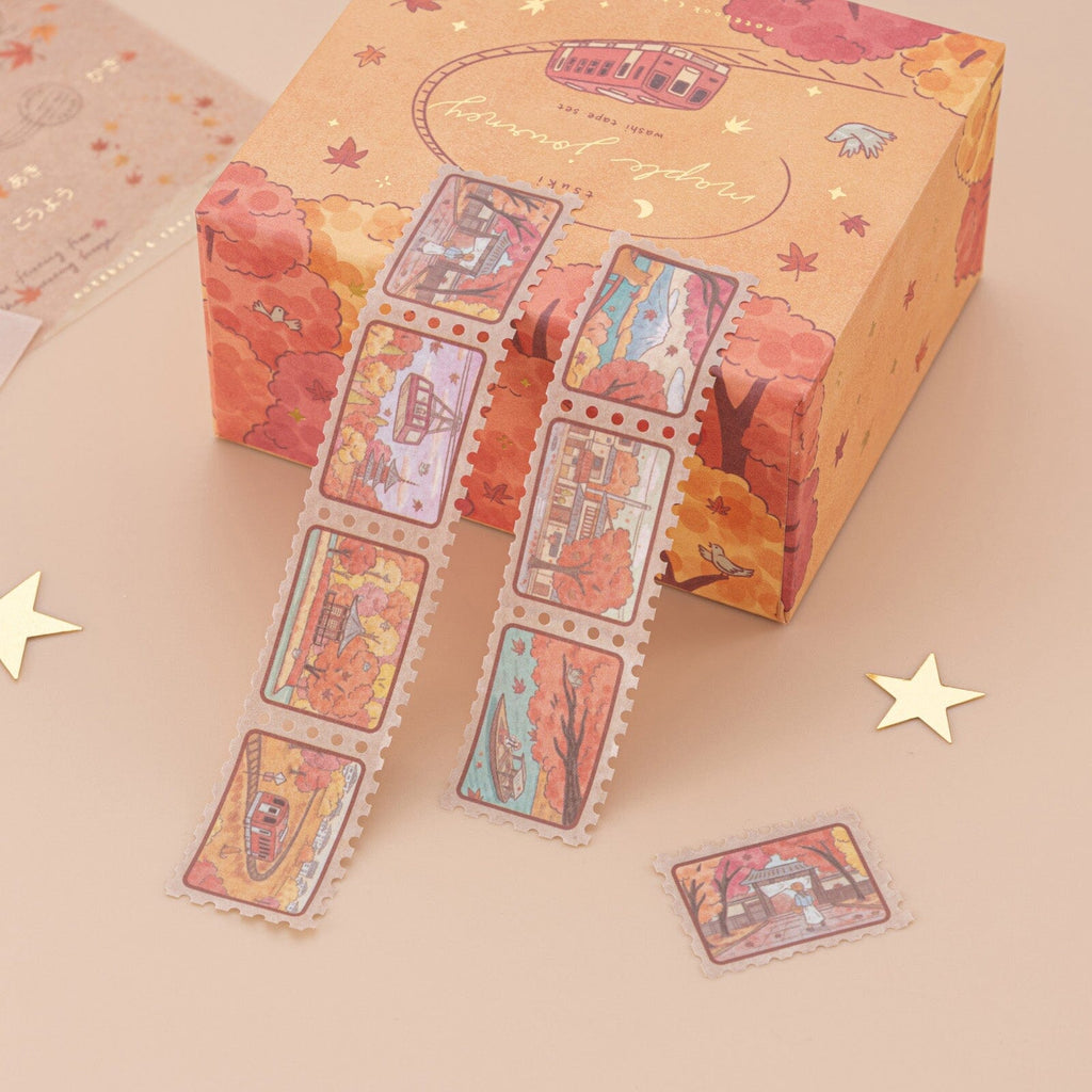 Autumn Maple Washi Tape Set (7 Rolls)