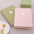 Strawberry Boba Tea Pink Vegan Leather BuJo