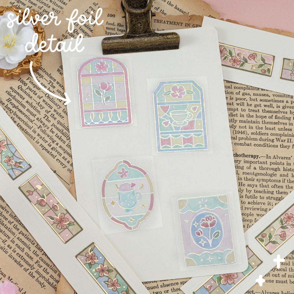 Cherry Blossom Fantasy Washi Tape Set (6 Rolls)