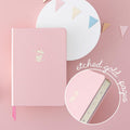 Strawberry Boba Tea Pink Vegan Leather BuJo