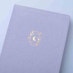 Moonflower Botanical Linen Journal — Dusty Lilac