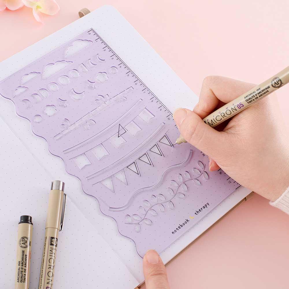 Fade-Resistant Fine-Liner Pen Set (6-Piece)