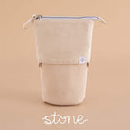 Autumn Maple Retractable Pen Pouch — 2-in-1 Pen Holder & Pouch Stone / Maple Red