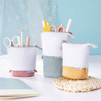 Soft Pastel Retractable Pen Pouch (6 Shades)