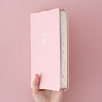 Strawberry Boba Tea Pink Vegan Leather BuJo