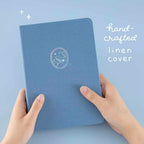 Light Blue Linen Journal