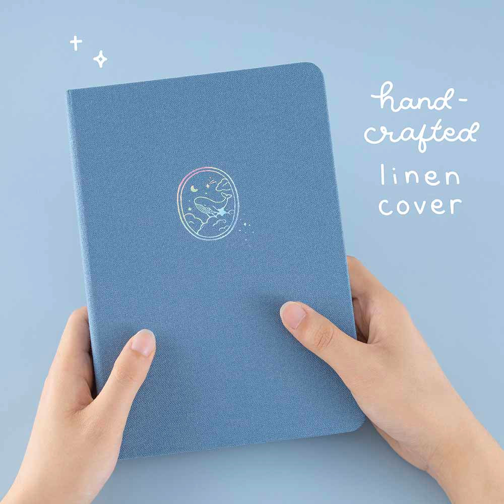 Light Blue Linen Journal