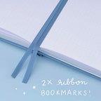 Light Blue Linen Journal