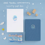 Light Blue Linen Journal