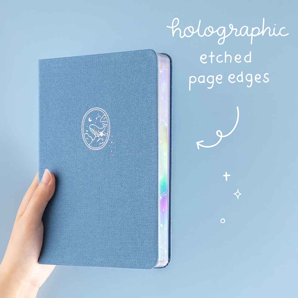 Light Blue Linen Journal