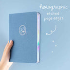 Light Blue Linen Journal