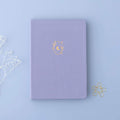 Moonflower Botanical Linen Journal — Dusty Lilac