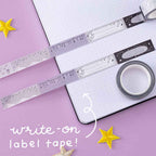 Dreamy Silver Stars & Moons Washi Tape Set (5 Rolls)