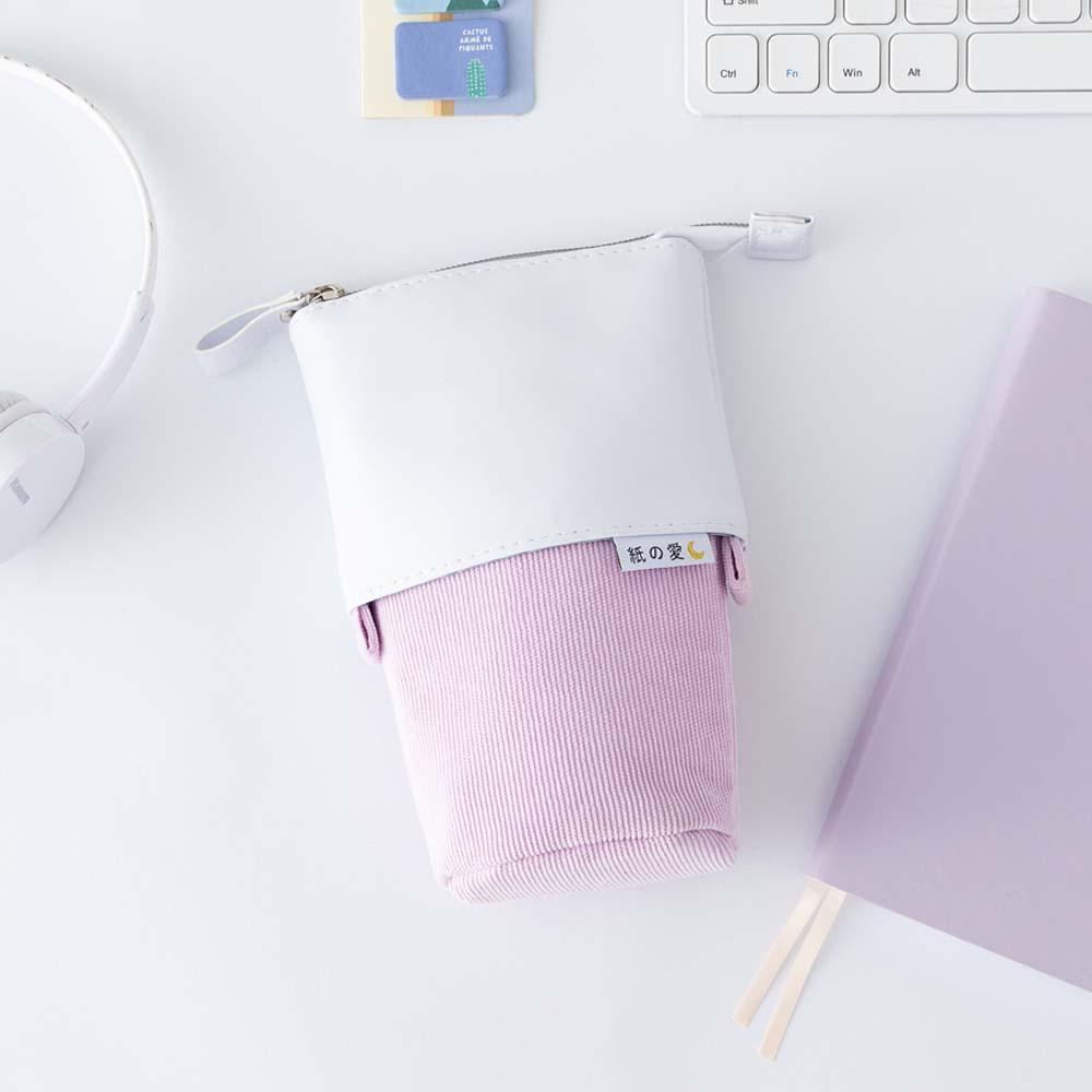 Soft Pastel Retractable Pen Pouch (6 Shades)
