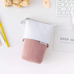 Soft Pastel Retractable Pen Pouch (6 Shades)